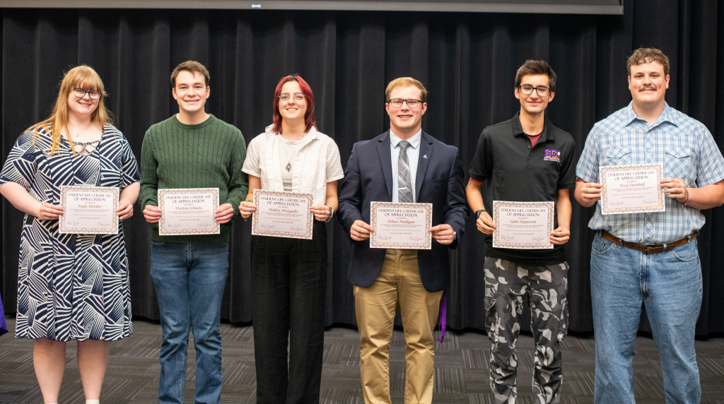 Students, college employees gather for year-end awards ceremony